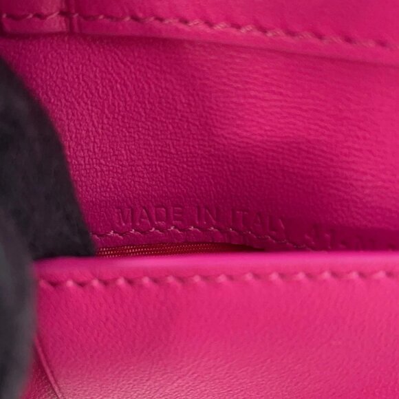 Dior Lady Dior Lotus Wallet Cannage Tri-fold Wallet Lambskin Pink - Picture 12 of 14